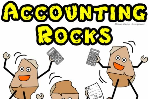 Accounting Rocks funny image